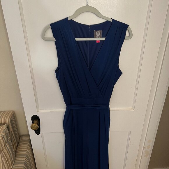 Vince Camuto Faux Wrap Jersey Jumpsuit - Picture 1 of 6